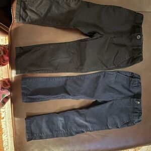 The Children's Place Black and Navy Casual Pants